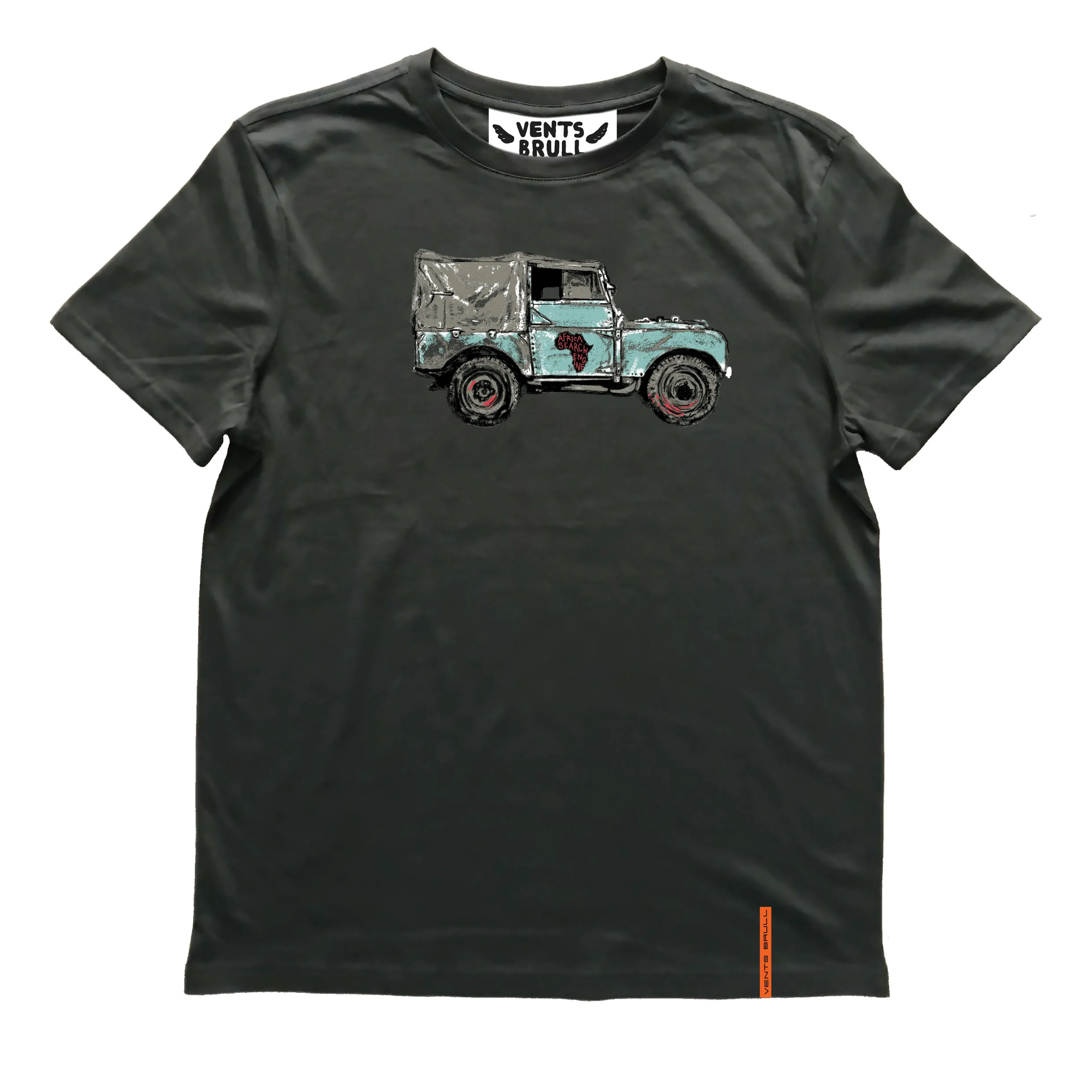 PASTEL LANDY - CHARCOAL T-SHIRT