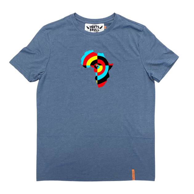 AFRICA SWIRL - SLATE T-SHIRT