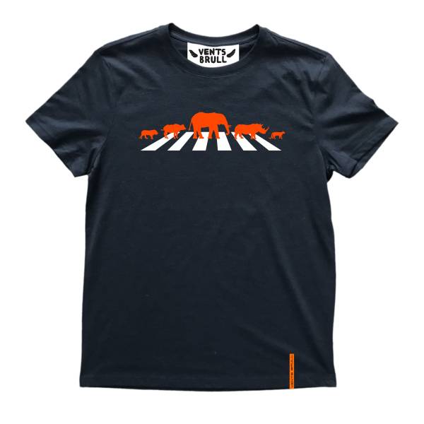 BIG FIVE CROSSING - NAVY T-SHIRT