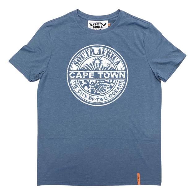 CAPE TOWN TWO OCEANS - SLATE T-SHIRT