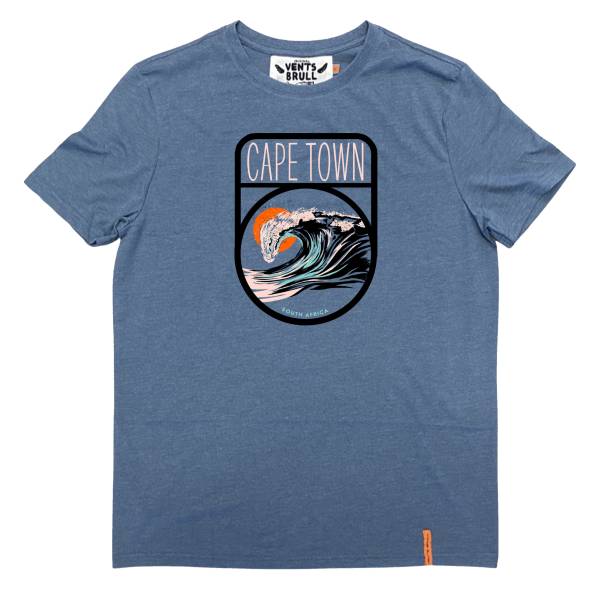CAPE TOWN WAVE - SLATE T-SHIRT